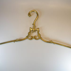 Wedding Dress Hanger, Brass Clothes Hanger, Antique French Coat hanger, Brass Wedding Dress Hanger, Clothes Hangers, Wedding dress