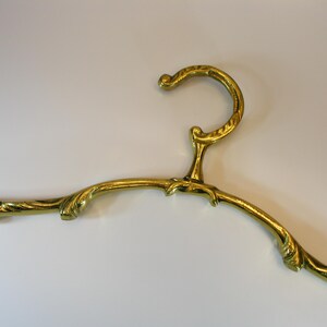 Old Vintage Brass Hanger, Brass Wedding Dress Hangers, Brass Clothes ...
