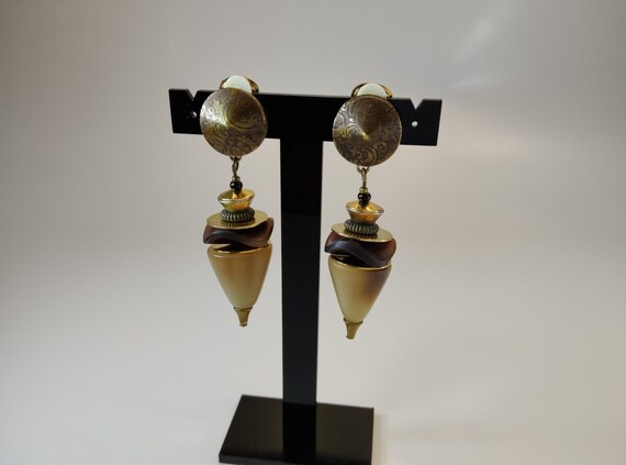 Elegant LANGANI Signed Handmade Elements Antique … - image 8