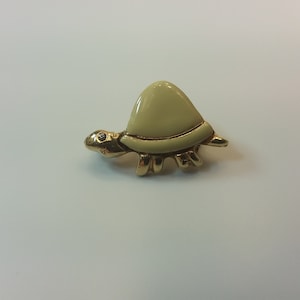 Turtle BIJOUX CASCIO Brooch-Tortoise Brooch-Vintage Turtle Pin Brooch-Signed-Enamel Tortoise Jewellery-Jewelry-Turtle Gift-Brooch Pin