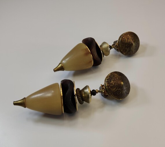 Elegant LANGANI Signed Handmade Elements Antique … - image 2