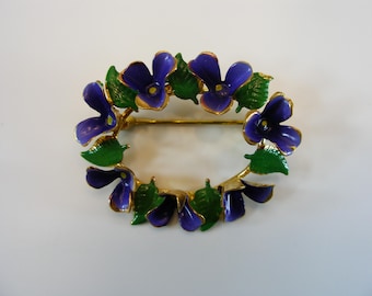 ブラックデイジーブローチ、GEORG JENSEN サイン入り 925S