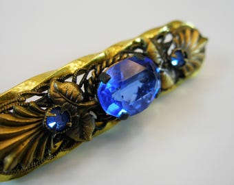 ヴィンテージ ネイガー ブローチ - 1930年代 チェコ フィリグリー