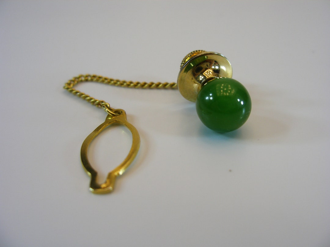 jade tie tack