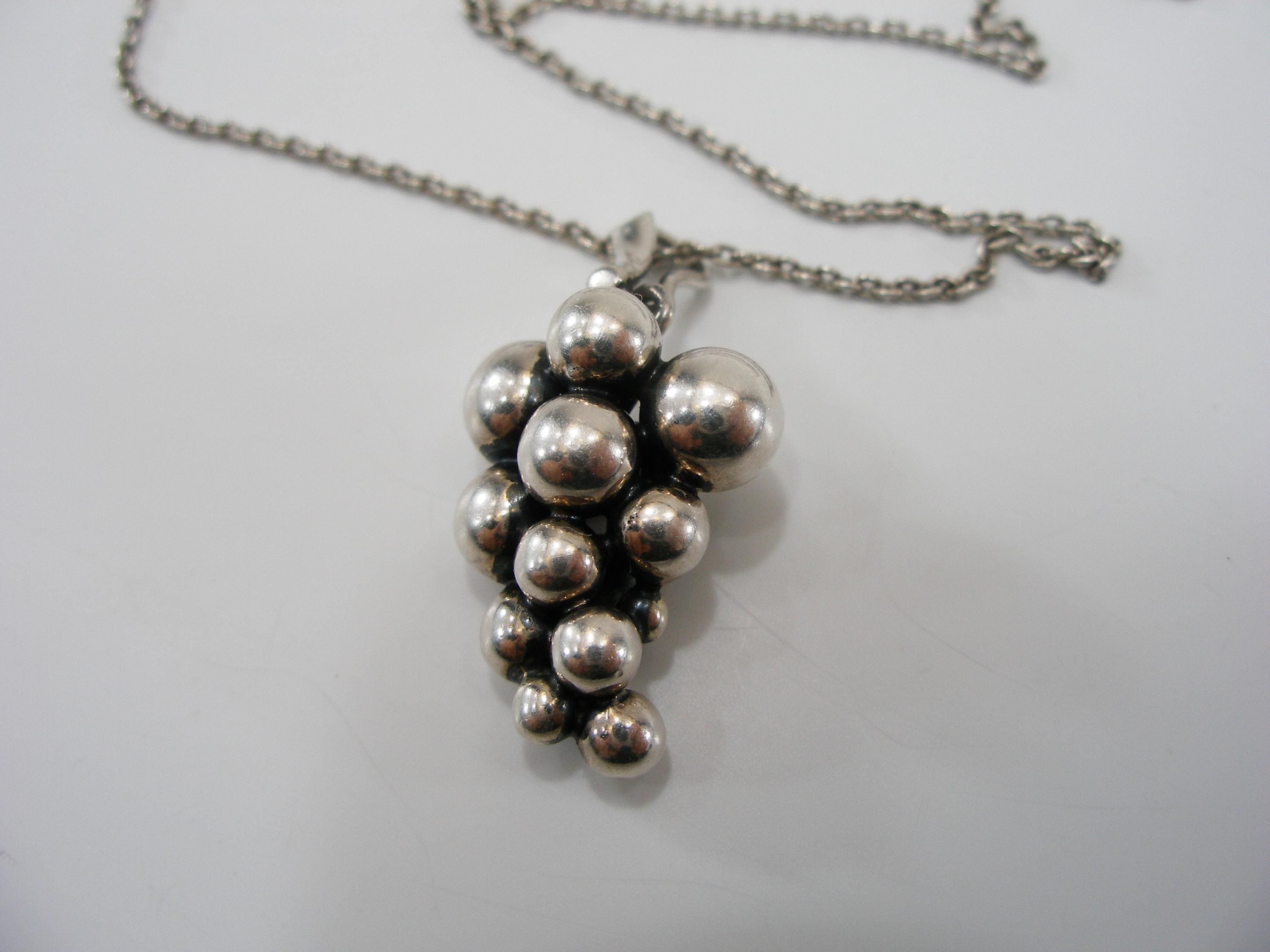 Georg Jensen Moonlight Grapes Necklace - Etsy