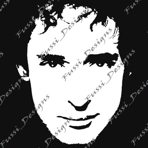 SVG Gustavo Cerati Face vector de cerati SVG Gustavo Cerati Face vector