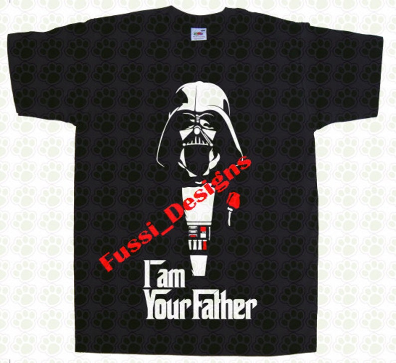Download Vectror SVG Darth vader I am your father Ill Godfather | Etsy