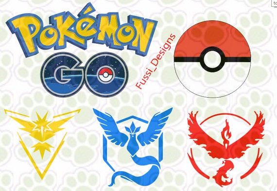 Vector Svg Pokemon Go Teams Pack 1 Etsy