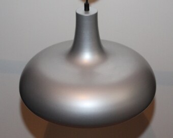 Large silver metal Lamp light Industrial style Pendant light Ceiling lighting Loft design Minimalist