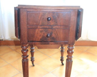 Wood Foldable table Folding Side table Coffee table Flower stool Plant stand