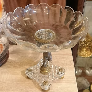 Centrotavola di cristallo Baccarat di lusso, decorazione con angelo alato, putti, cherubino, amore, vaso di cristallo, decorazione da tavola per le feste, regalo di nozze, romantico