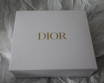 DIOR Box White Gift Box Fashion Accessories Packaging Storage 