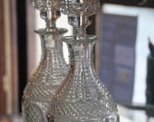 Crystal decanter Wine decanter gift Crystal gift Decanter whiskey Wine gift Holiday table Baccarat crystal French vintage French antique