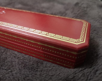 Rot und Gold Armband Box Schmuck Aufbewahrung Schmuck Display Geschenkbox