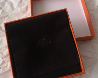 Hermes Genuine Jewelry box case Outer box Orange Difficulty D0314009
