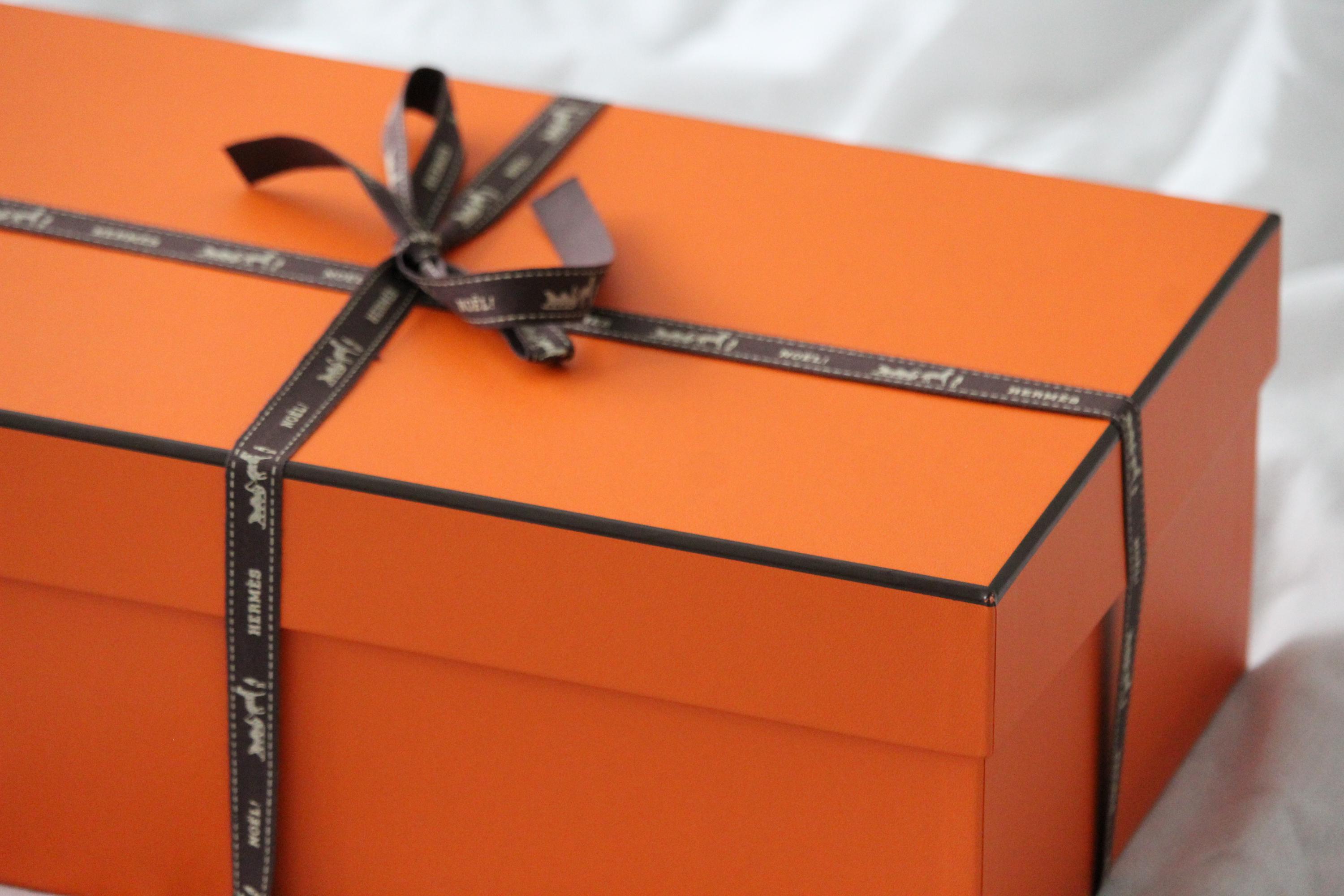 HERMES BOXとシューズケース2枚 Hermes Shoe Box Shoebox Shoe Display Orange Storage Organization