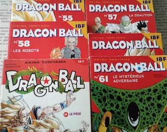Französisches Kinderbuch Dragon Ball Manga BD Comics Set von 14 Büchern Akira Toriyama