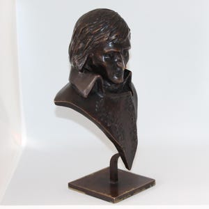 Emperor Napoleon bust statue Bronze SCULPTURE NAPOLEON Bonaparte Napoleon Figurine Napoleon gift Napoleon collectibles Signed French art