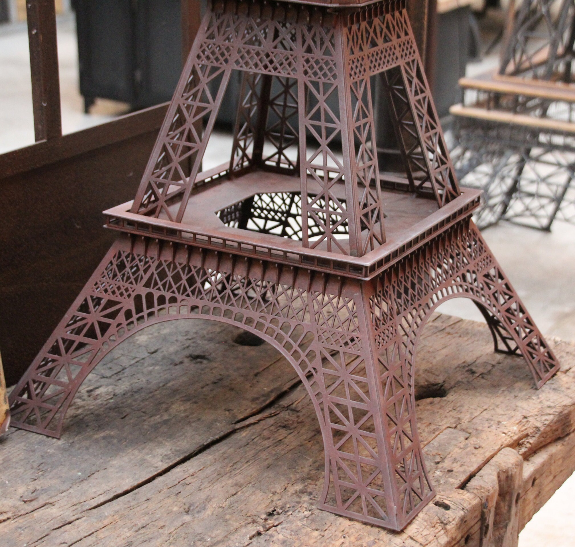 Large Eiffel tower statue Centerpiece Metal Eiffel tower Paris Etsy