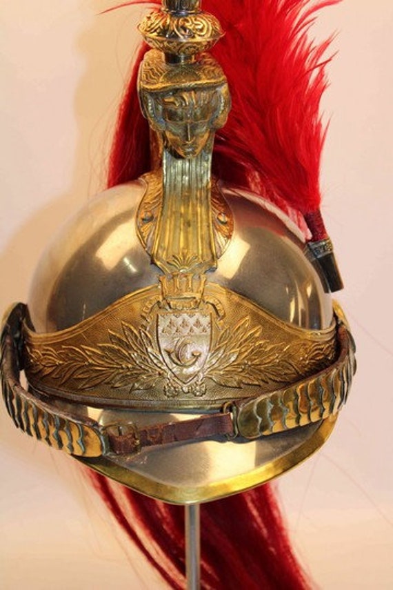 Guards Household Cavalry Helmet Vintage French Re… - image 10