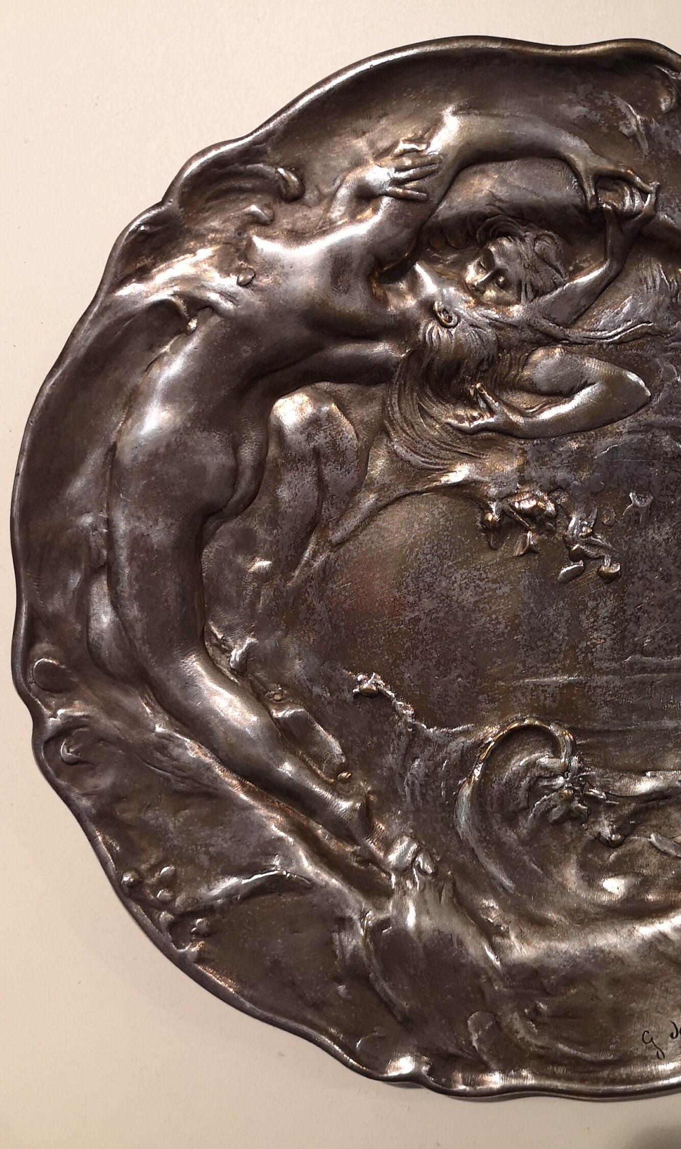 French Art Nouveau Wall Decor Nude Woman Naked Female Lady - Etsy