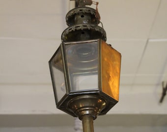 French antique carriage Lantern Vintage lantern antique lighting Hanging light lamp Coach buggy Carriage lamp Exterior lighting Porch lamp