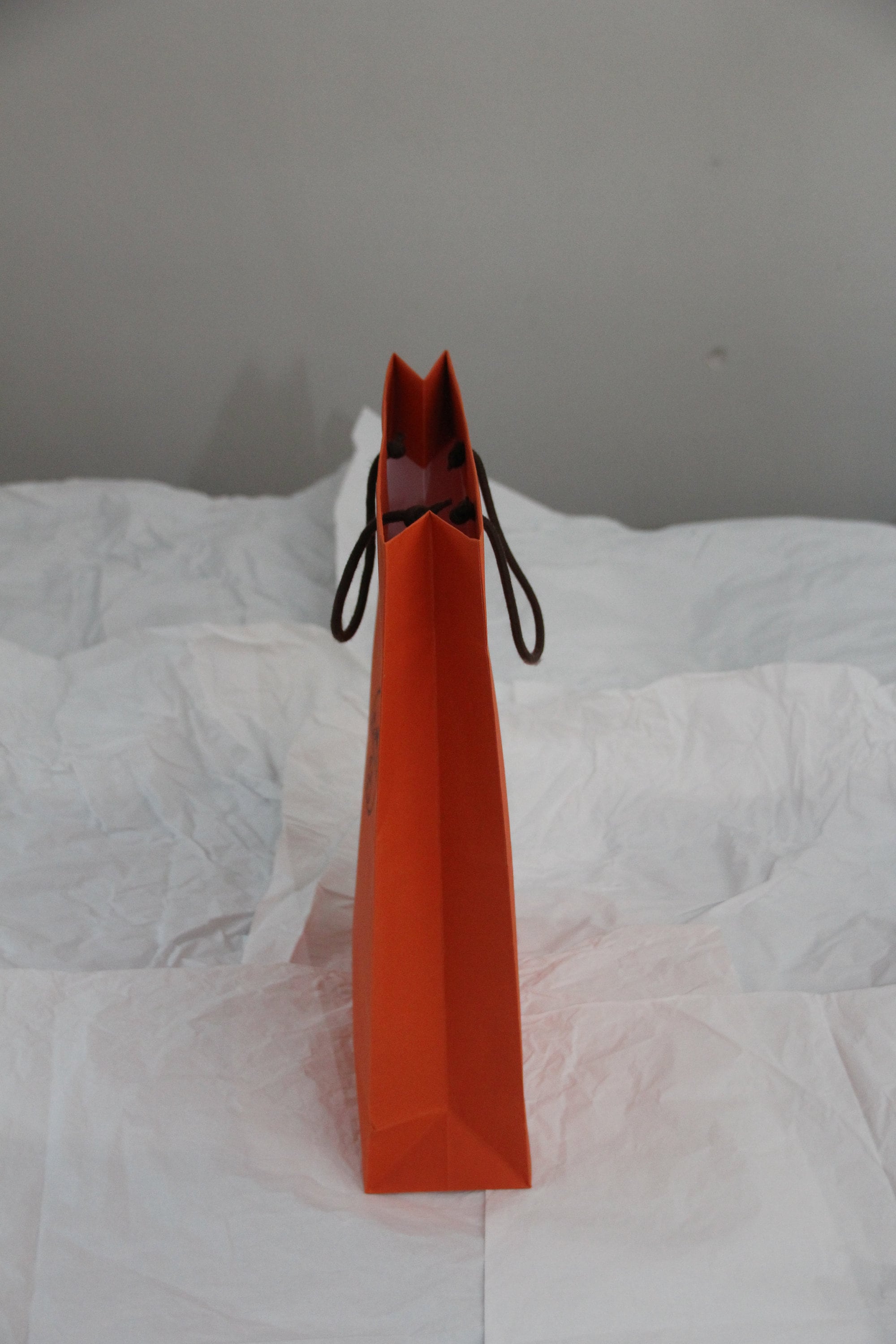 Orange Hermes Shopping Bag Gift Wrapping Elegant Gift for Her