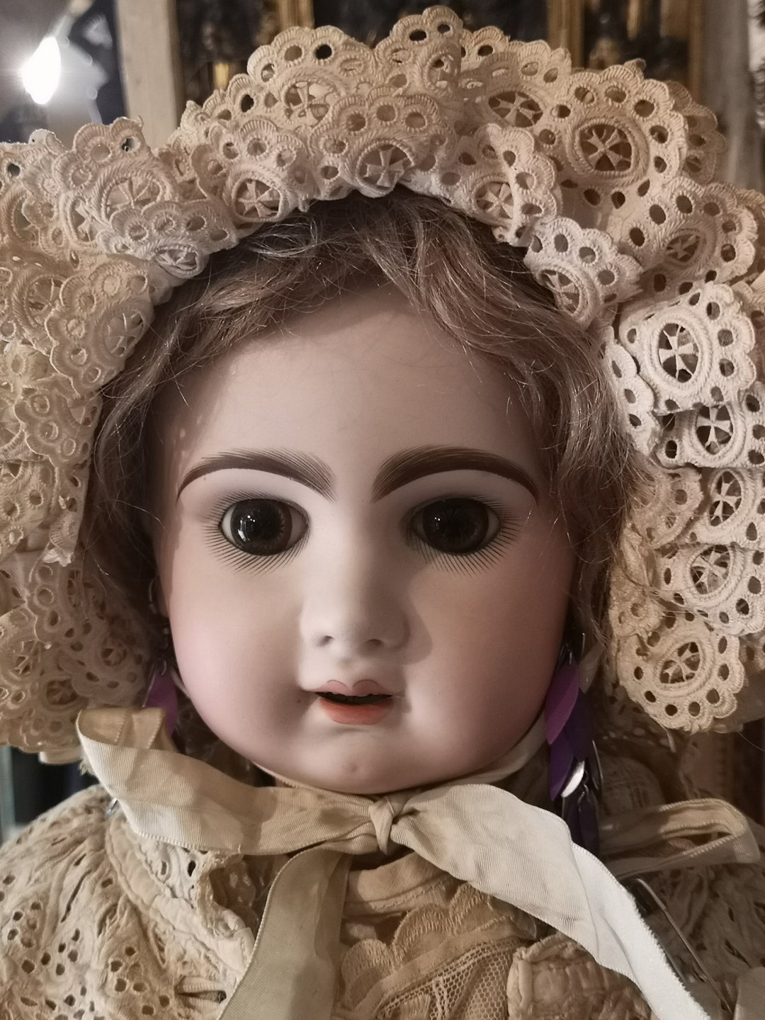 SOLD Vintage Porcelain Doll Art Doll Bisque Doll Collectible Etsy