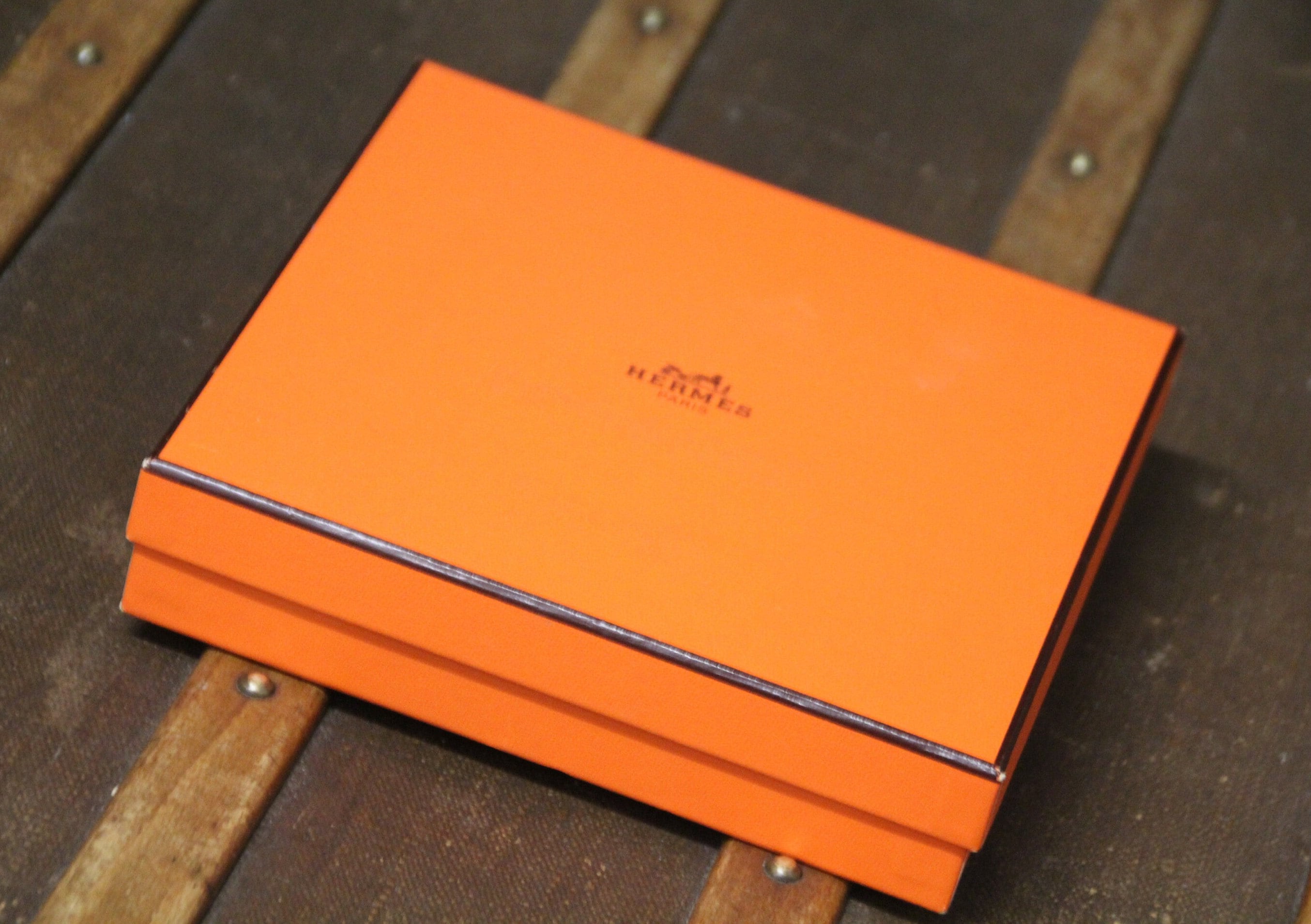 Hermes Paris France Gift Box Hermes Orange Box Hermes Silk 