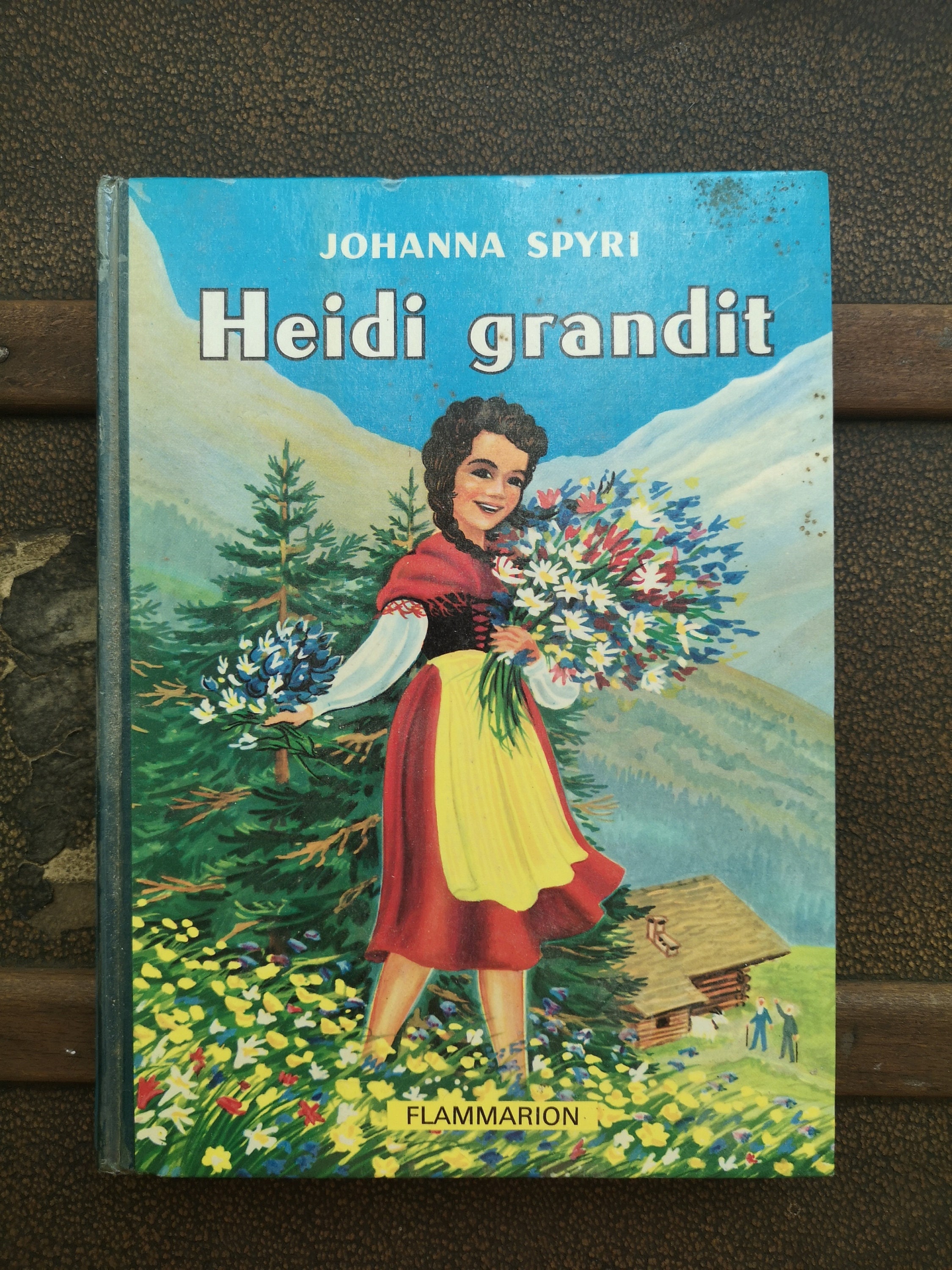 French Vintage Book Heidi Johanna Spyri Set of 3 Books 1950s