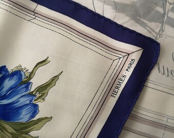 【未使用品】 Flower Large Scarf アイボリー おねコラボ 未使用品】 Flower Large Scarf アイボリー おねコラボ