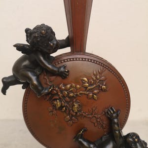 Winged angels decor vase Angel decor Putti Cherubins Decorative vase Gold vase bowl Table decor Romantic decor Romantic gift