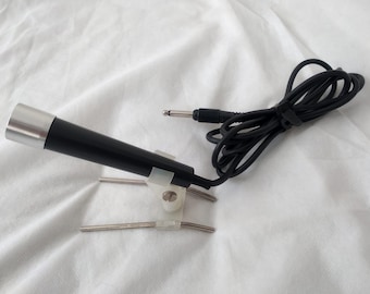 Akai DM13 Dynamic Microphone OLD NEW Non Directional Original Box Desktop Stand