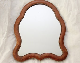 Antique Victorian Dressing table mirror Vanity mirror Oval shape mirror Lady Boudoir Dresser Make up mirror Louis XV style Mercury mirror