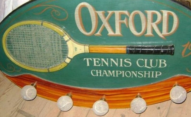 Tennis Wall Art Antique Tennis Art Tennis Club Sign Tennis | Etsy