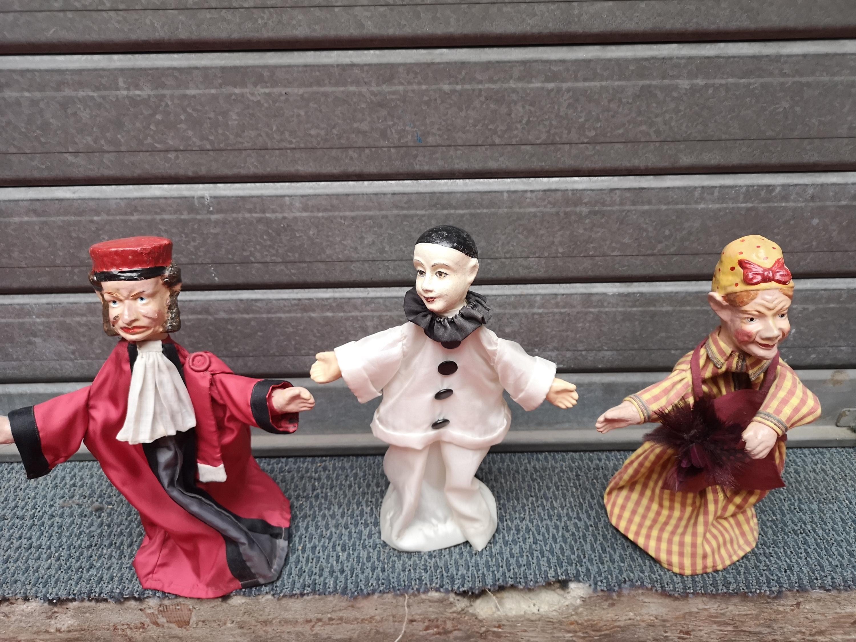 Marioneta Pierrot | Marionette Artista, pintor de cuadros de hilos