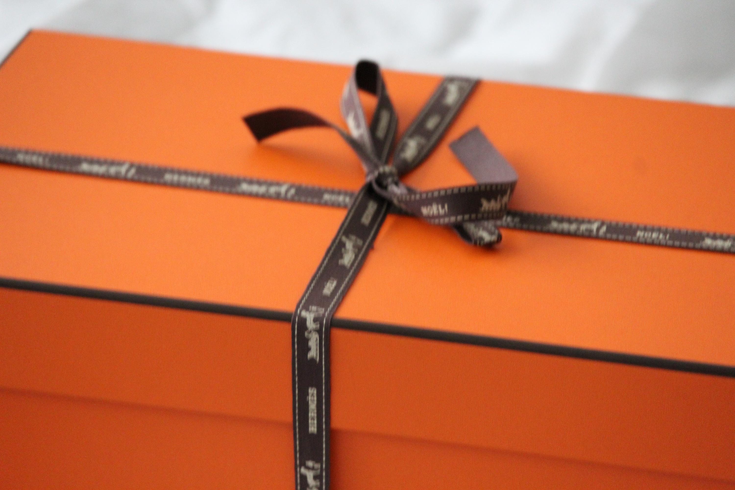 Hermes Shoe Box Shoebox Shoe Display Orange Storage Organization