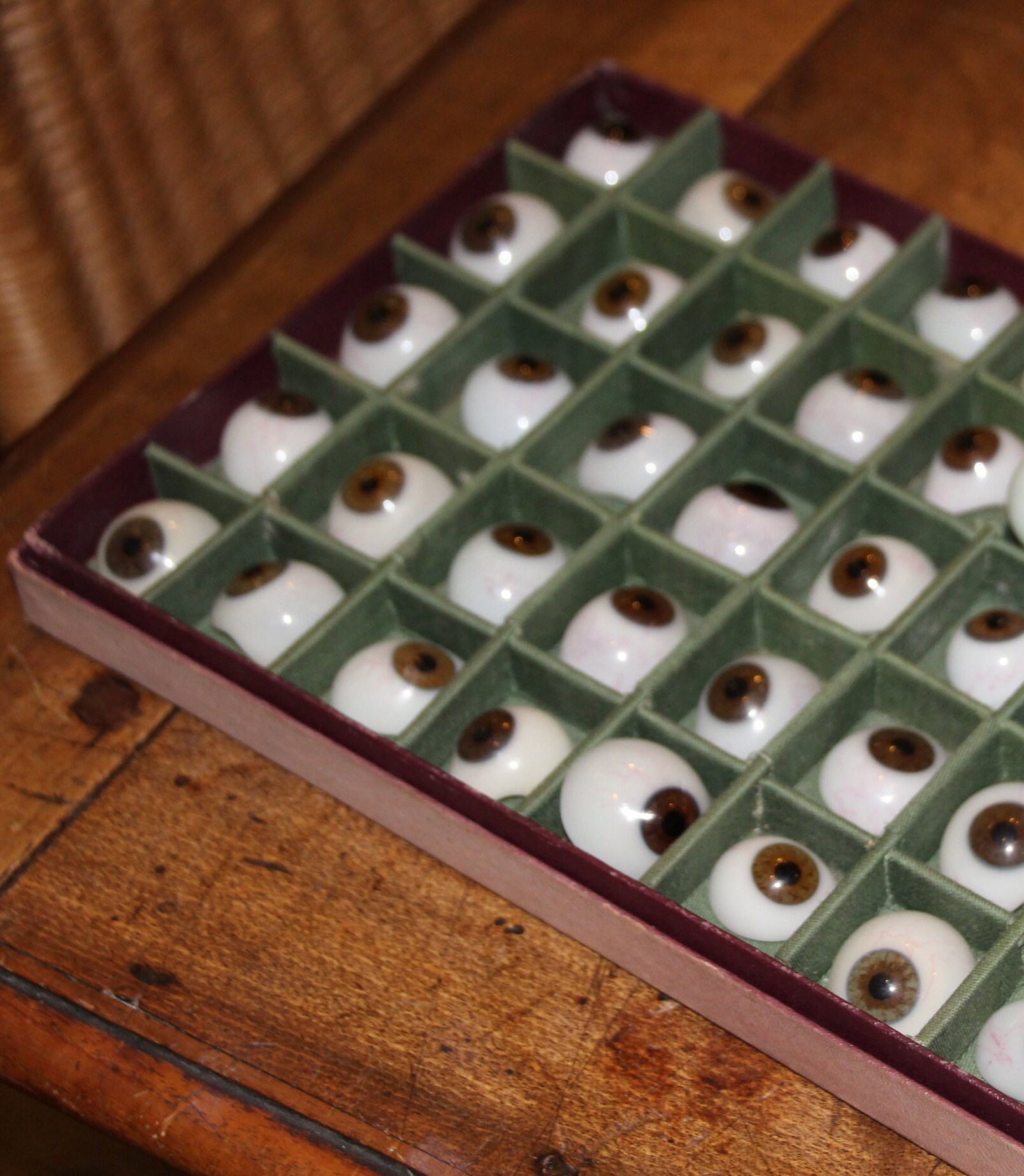 Vintage Glass Eye Vintage Prosthetic Human Glass Eyes