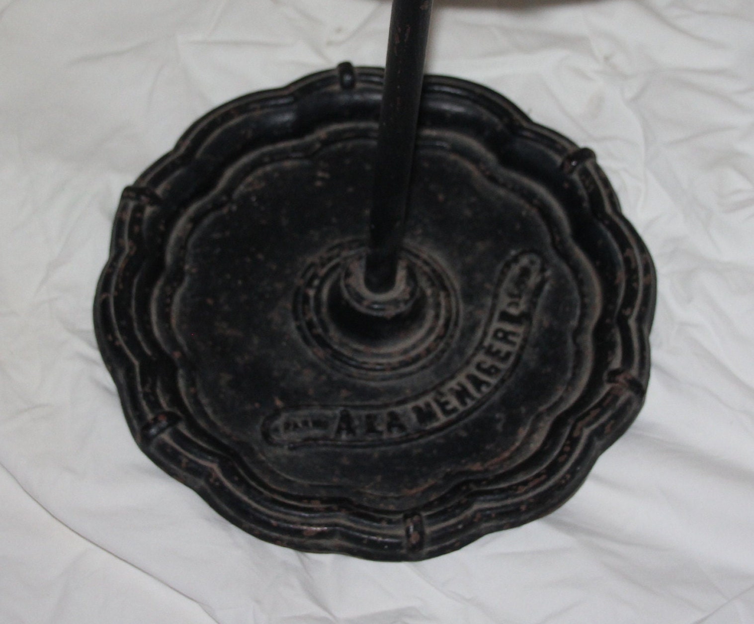 French Vintage Cast Iron Umbrella Stand With Handle French Etsy