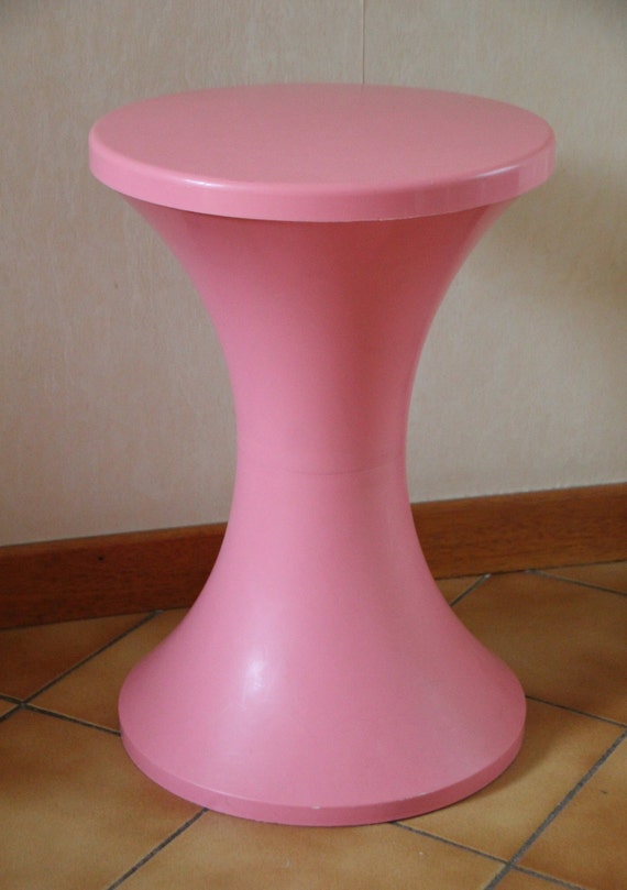 Vintage Plastikhocker von Henri Massonnet, Space Age Design der 80er Jahre