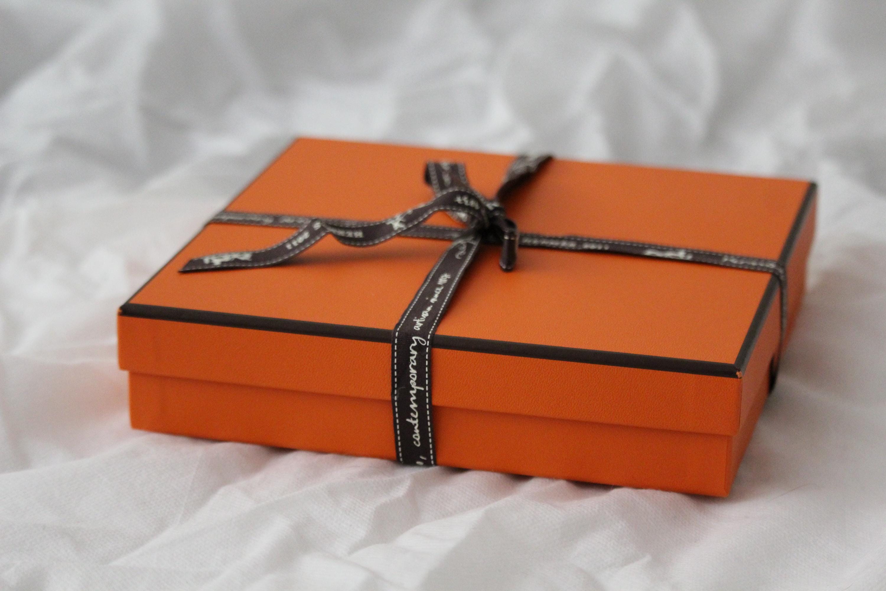Hermes Belt Box Jewelry Storage Display Gift Box With Ribbon - Etsy