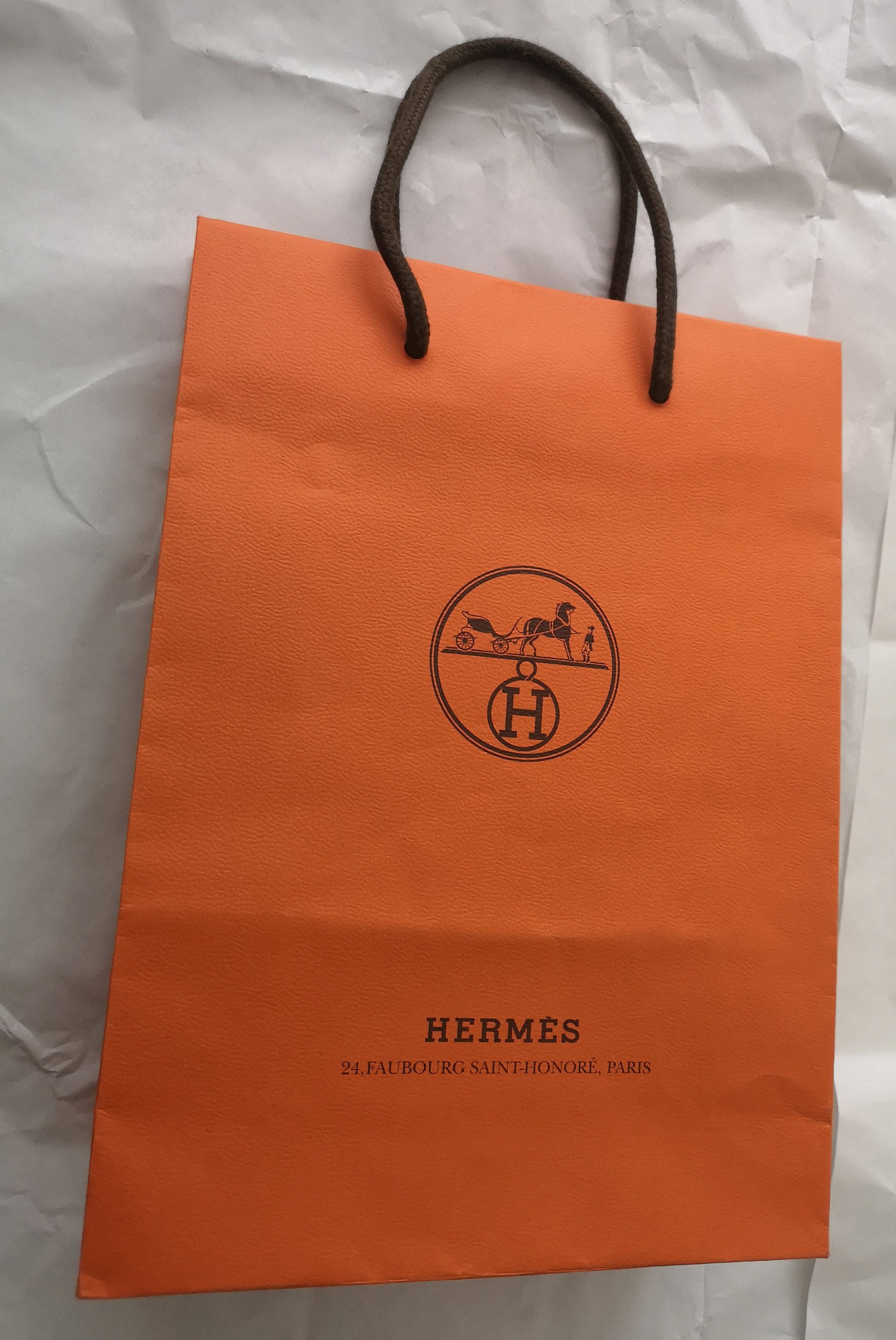 Orange Hermes bag Gift wrapping Elegant gift Gift for her | Etsy