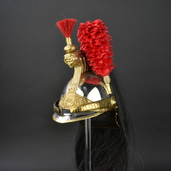 Guards Household Cavalry Helmet Vintage French Re… - image 1