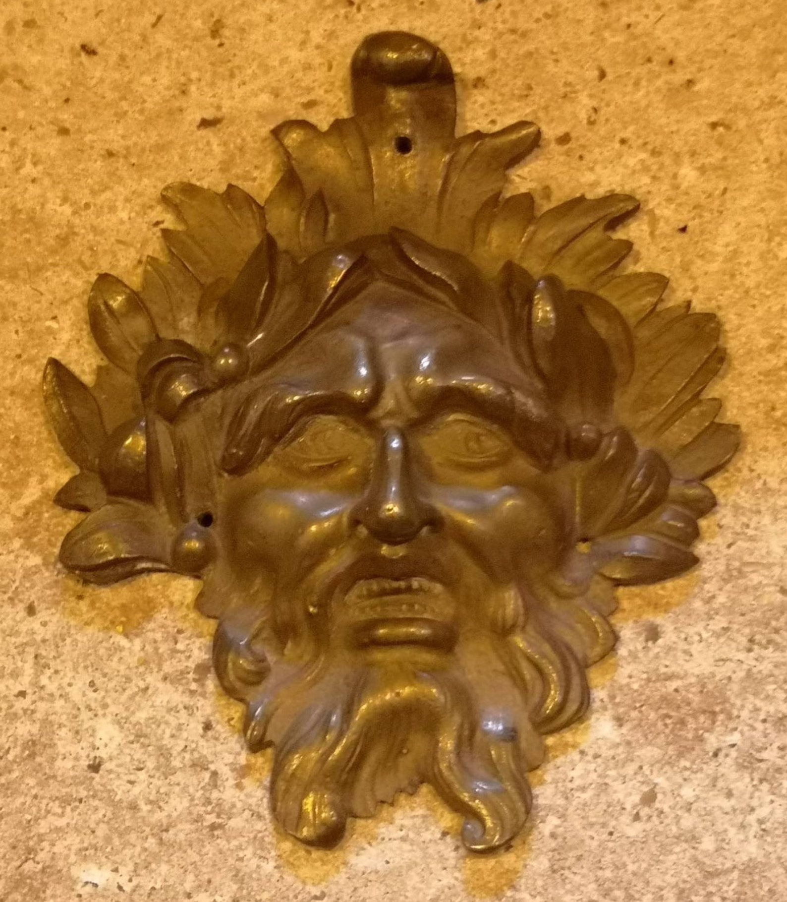 Devil Face Demon Gargoyle Antique Bronze Statue Bronze | Etsy