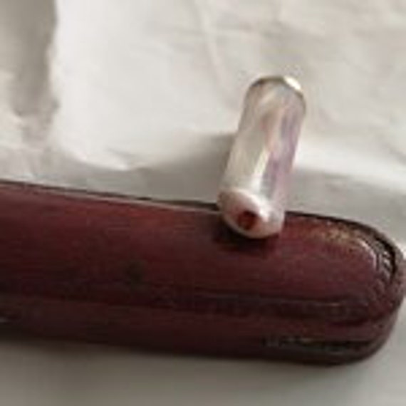Cigarette Holder 14K Gold Mother of Pearl Smoker Tobacciana