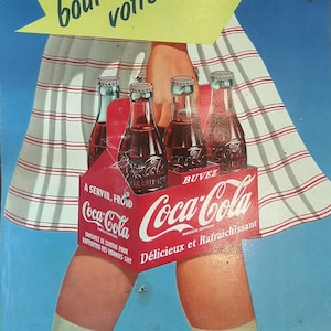Sinal de Coca-Cola Anúncios de Coca-Cola Vintage coca cola Anúncios vintage de Coca-Cola Pin up girls Publicidade antiga Coca Cola colecionáveis Sinal de Coca-Cola