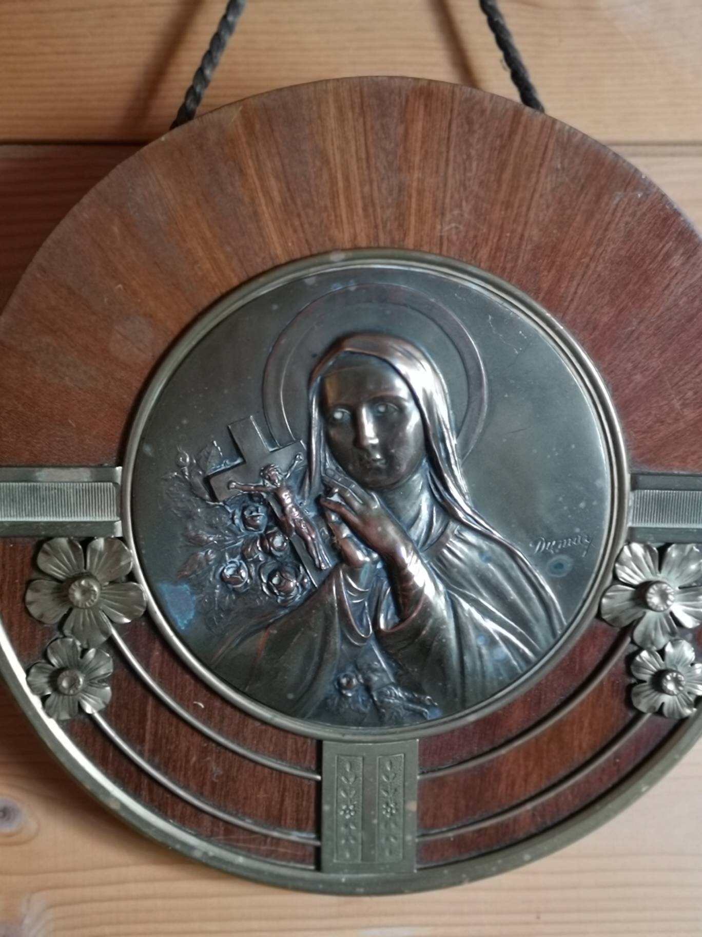 Our Dame Mur Art Jésus Christ Décor Virgin Mary Catholique Religieux Religieux