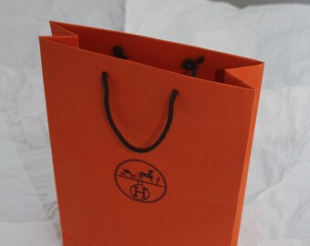 Orange Hermes bag Gift wrapping Elegant gift Gift for her Fashion gift Lady  accessories Orange paper bag Mother's day gift Orange accents