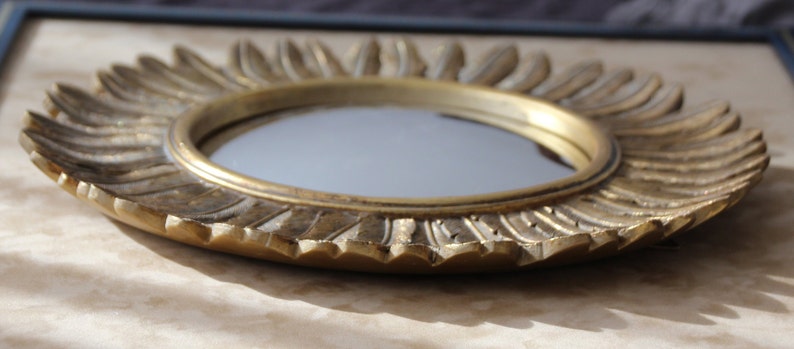 Gold Spiegel Sonnenspiegel Sonnenschein Spiegel Starburst | Etsy