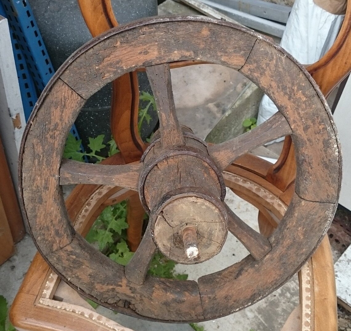 Wooden Wagon Wheel Wooden Car Wheel Antique Vintage Car Wheel | Etsy